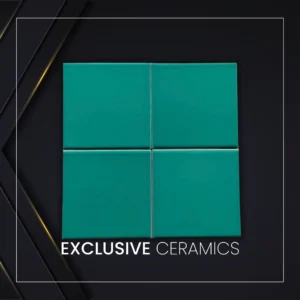 Keramik 10x10 green verde dengan finishing matte satin