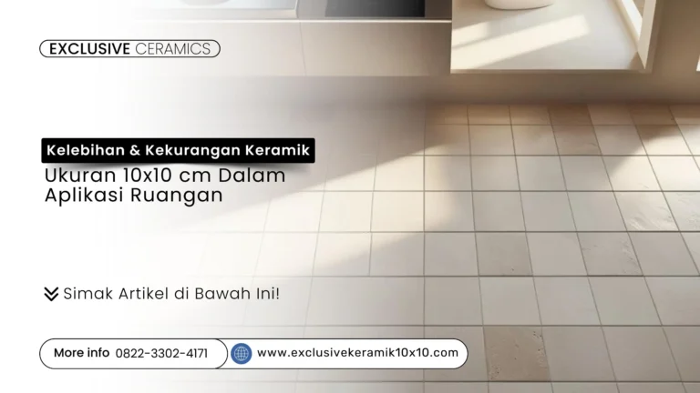 Kelebihan dan Kekurangan Keramik Ukuran 10×10 cm dalam Aplikasi Ruangan