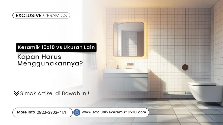 Keramik 10×10 vs Ukuran Lain: Kapan Harus Menggunakannya?