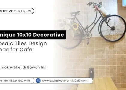 Unique 10x10 Decorative Mosaic Tiles Design Ideas for Cafe
