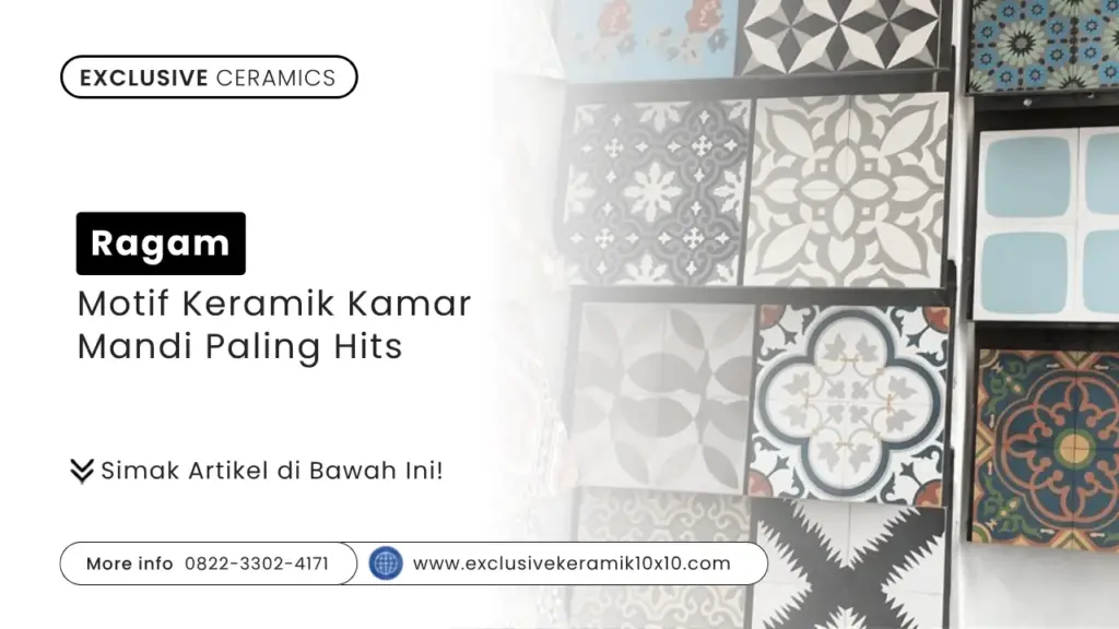 Ragam Motif Keramik Kamar Mandi Paling Hits