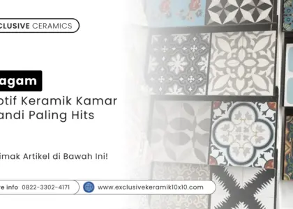 Ragam Motif Keramik Kamar Mandi Paling Hits