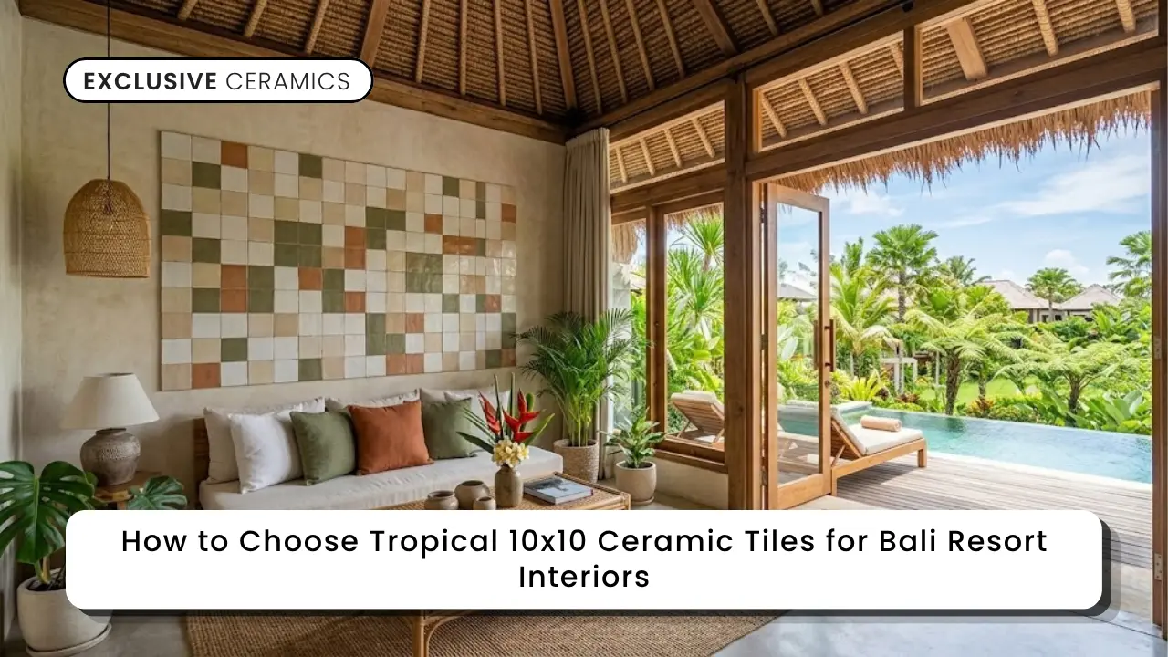 How to Choose Tropical 10x10 Ceramic Tiles for Bali Resort Interiors