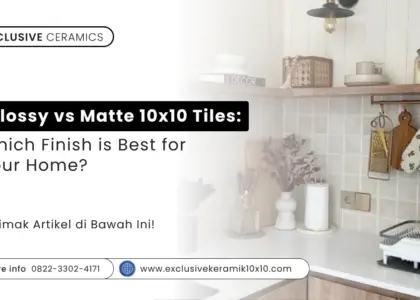 Glossy vs Matte 10x10 Tiles: Which Finish is Best for Your Home?