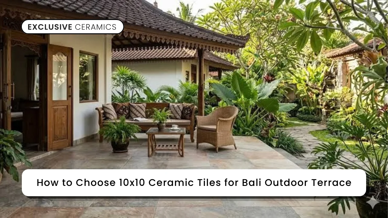 How to Choose 10x10 Ceramic Tiles for Bali Outdoor Terrace