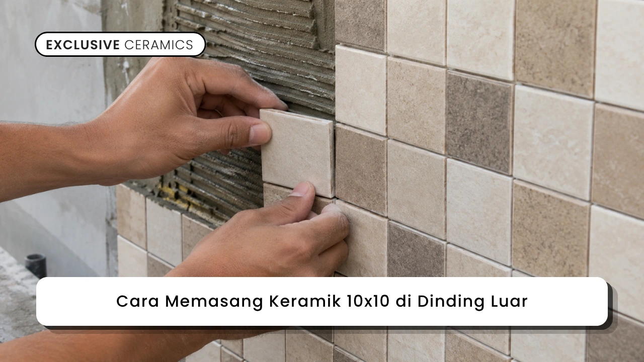 Cara Memasang Keramik 10x10 di Dinding Luar