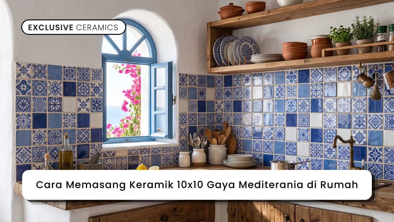 Cara Memasang Keramik 10x10 Gaya Mediterania di Rumah